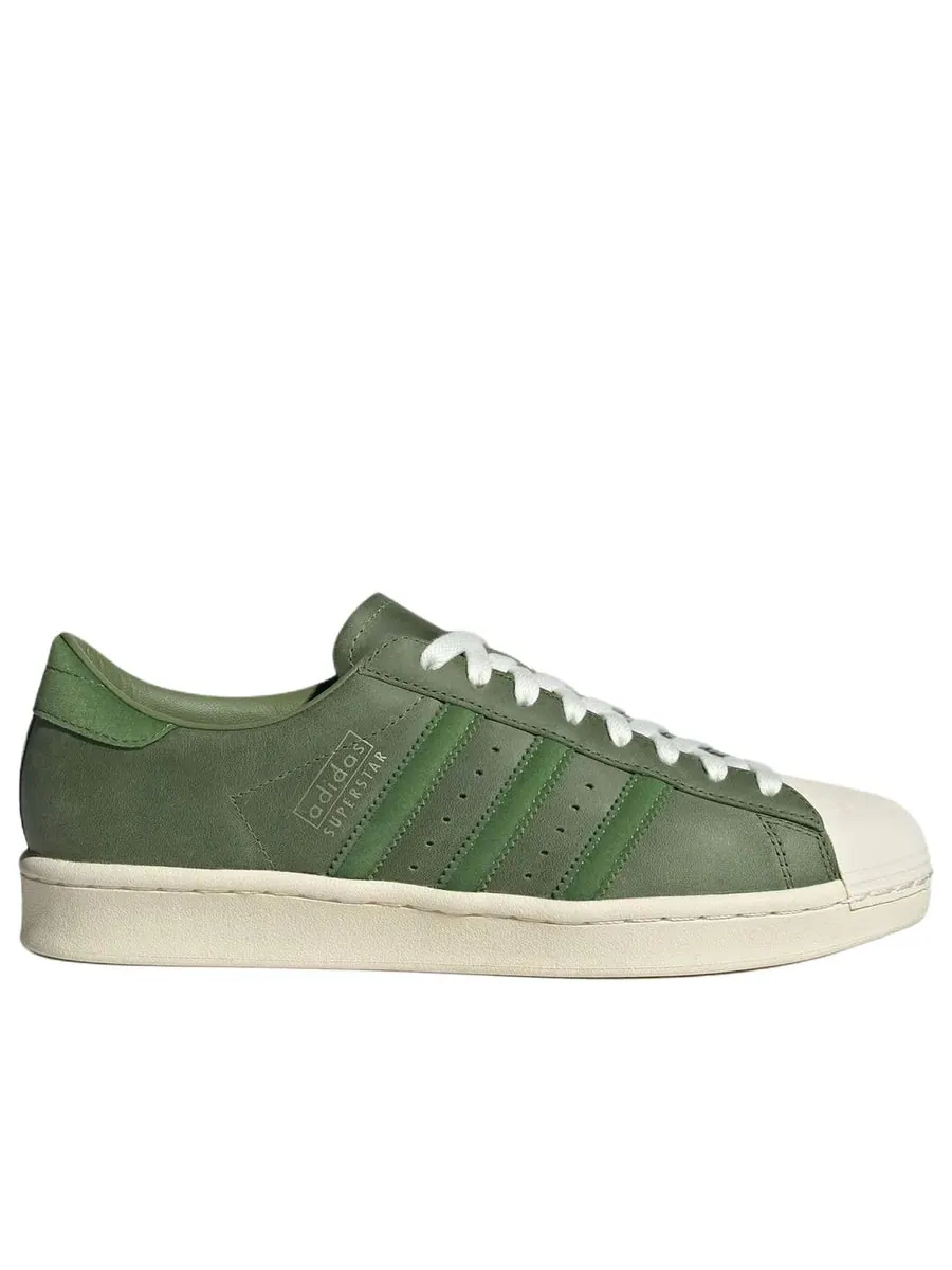 Кроссовки adidas Superstar Vintage 'Crew Green' — изображение 2 из 6, зеленый