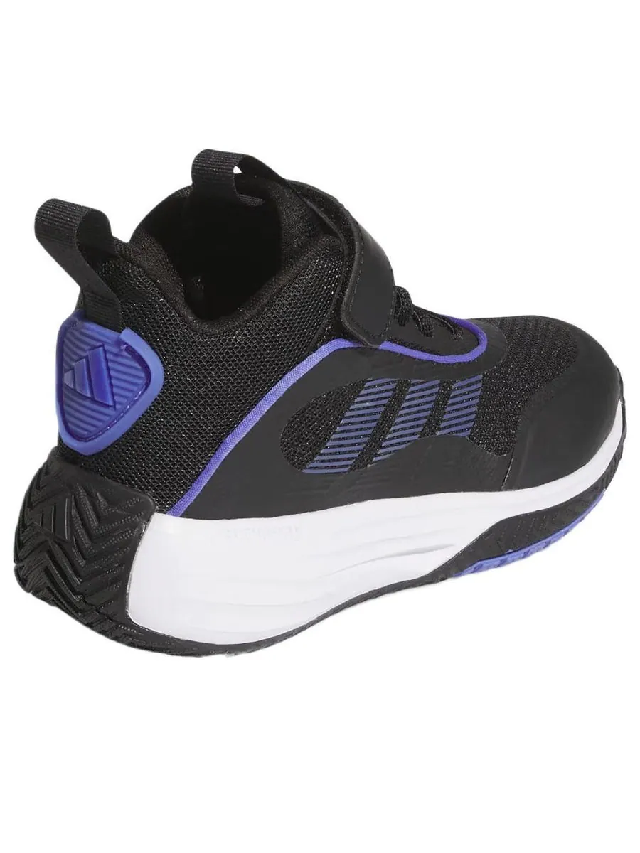 Кроссовки (GS) adidas Ownthegame 3.0 'Black White' — изображение 3 из 5, черный