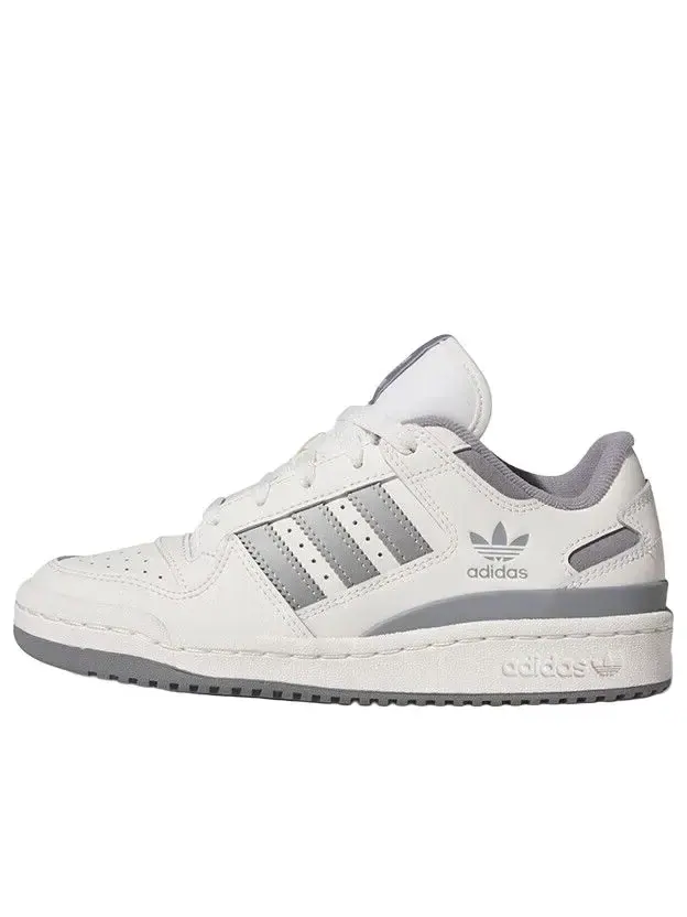 Кроссовки (GS) adidas Forum Low CL 'Cloud White Grey Three Grey Two' — изображение 1 из 5, серый