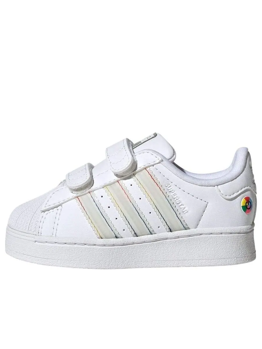 Кроссовки (TD) adidas Superstar LED Light 'White' — изображение 1 из 6, белый