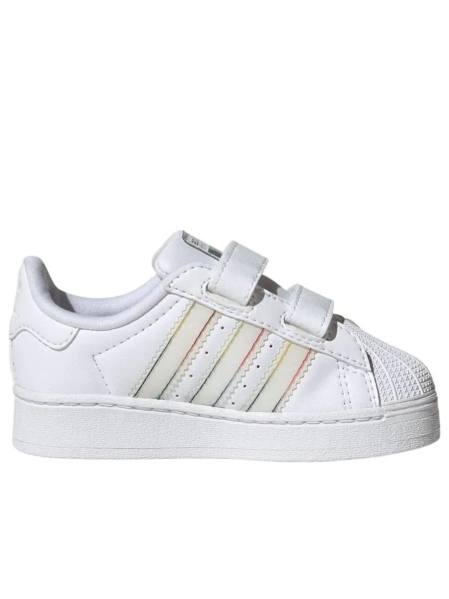 Кроссовки (TD) adidas Superstar LED Light 'White' — изображение 2 из 6, белый