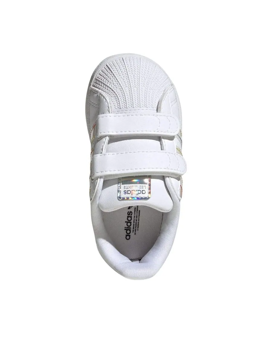 Кроссовки (TD) adidas Superstar LED Light 'White' — изображение 5 из 6, белый