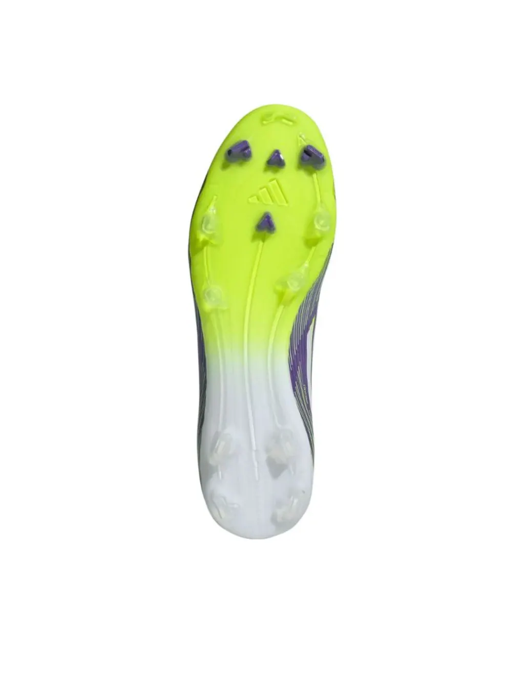 Adidas F50 League Mid-Cut FG/MG 'Purple Rush Cloud White Lucid Lemon' — изображение 5 из 6, фиолетовый/белый