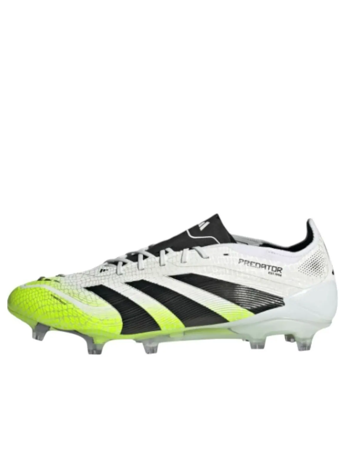 Кроссовки adidas Predator Elite FG 'Cloud White Black Lucid Lemon' — изображение 1 из 5, белый