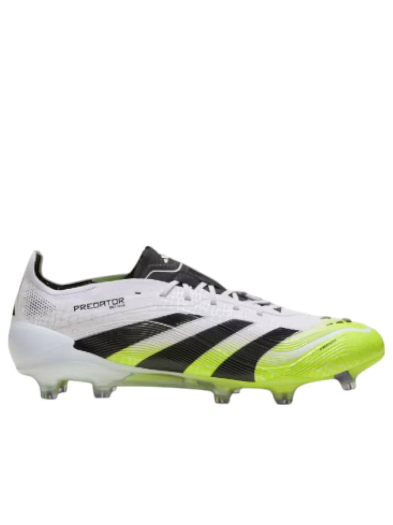 Кроссовки adidas Predator Elite FG 'Cloud White Black Lucid Lemon' — изображение 2 из 5, белый