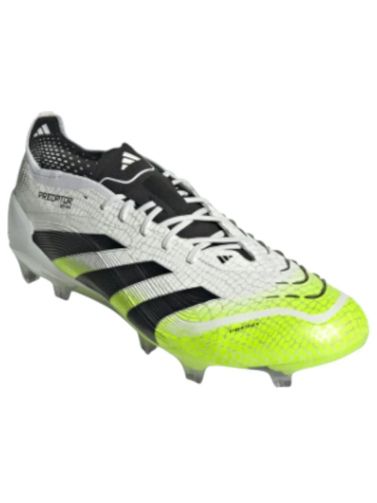 Adidas Predator Elite FG 'Cloud White Black Lucid Lemon' — изображение 3 из 5, белый/черный