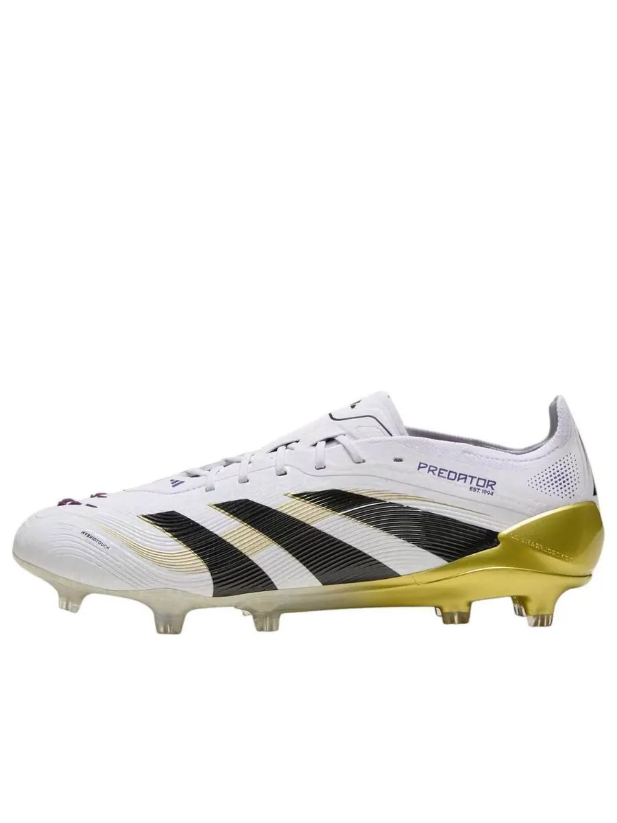 Кроссовки adidas Predator Elite FG 'Cloud White Black Gold Metallic' — изображение 1 из 3, белый