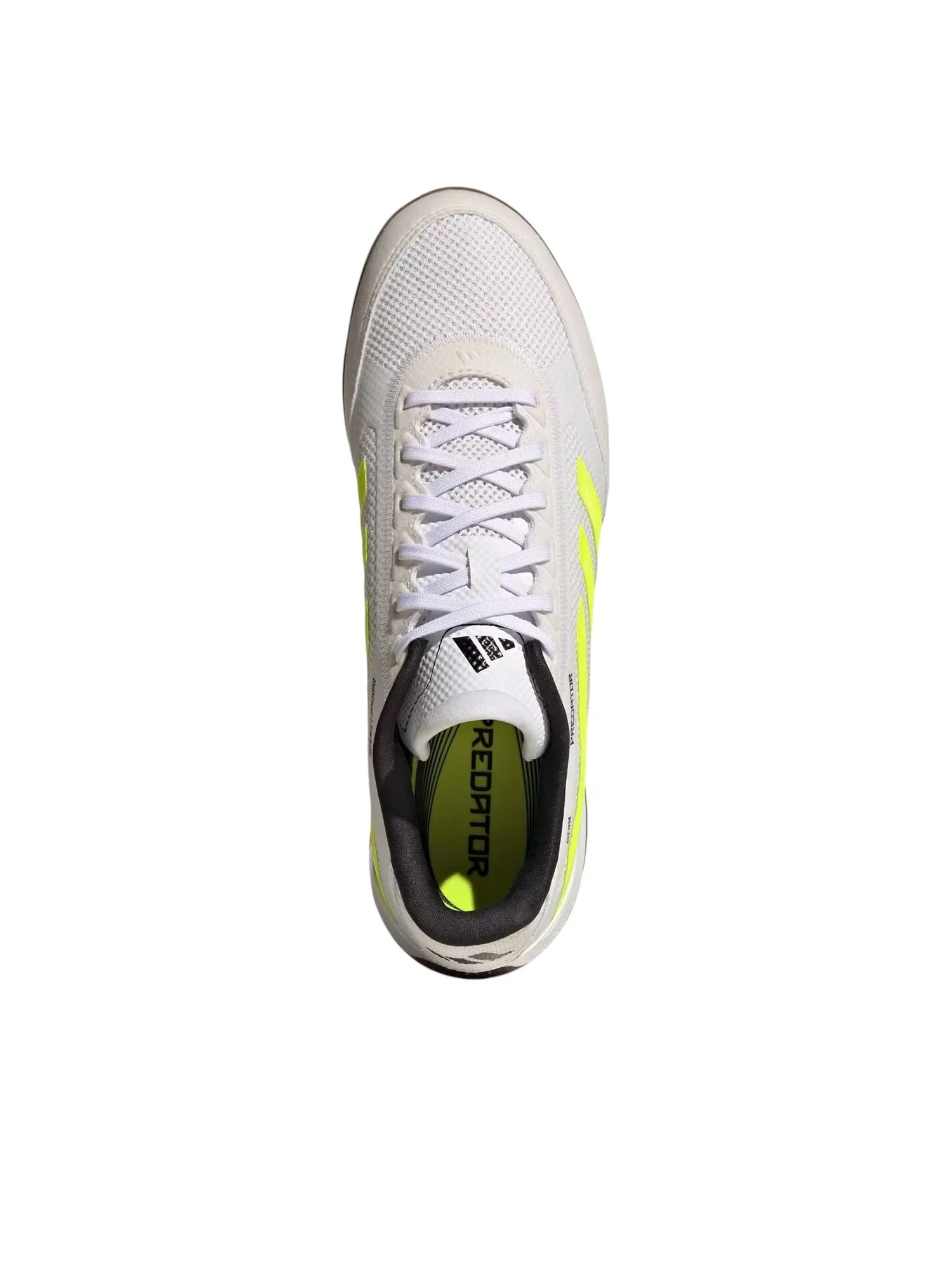 Кроссовки Adidas Predator League Indoor 'Cloud White Lucid Lemon' — изображение 4 из 5, белый//черный