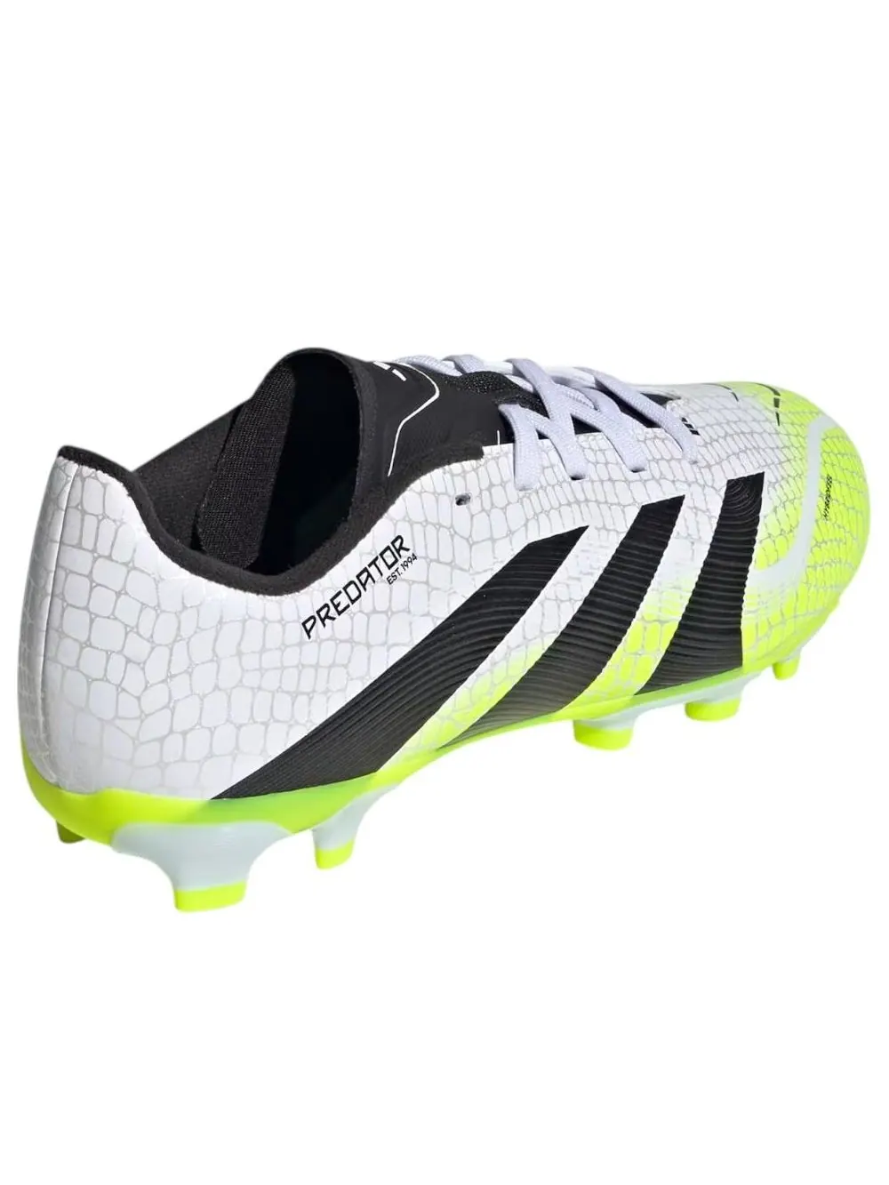(GS) Adidas Predator League MG 'Cloud White Lucid Yellow' — изображение 5 из 5, белый/черный