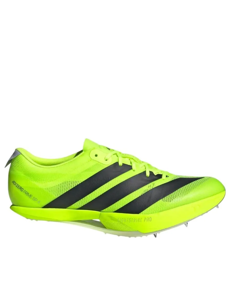 Кроссовки adidas Adizero Prime SP 4 'Lucid Lemon Black' — изображение 2 из 5, зеленый