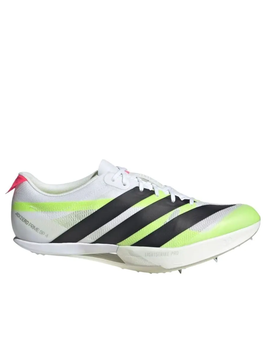 Кроссовки adidas Adizero Prime SP 4 'Cloud White Black Lucid Red' — изображение 2 из 5, белый
