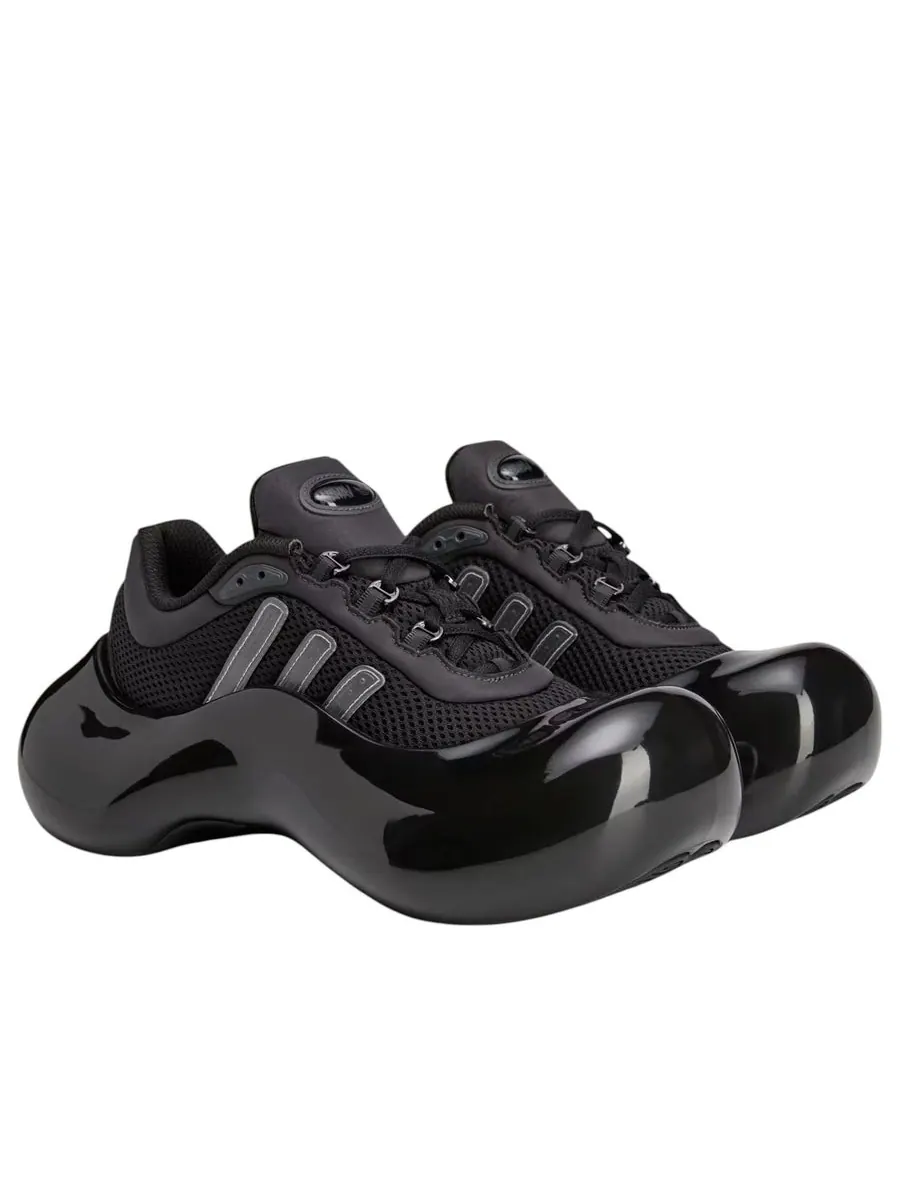 Кроссовки (WMNS) adidas x Avavav Moonrubber Megaride 'Black' — изображение 3 из 6, черный