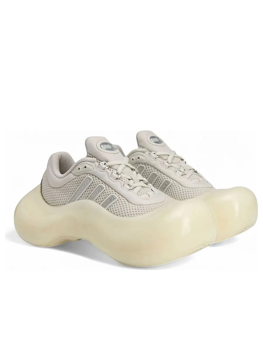 Кроссовки (WMNS) adidas x Avavav Moonrubber Megaride 'Off White' — изображение 3 из 5, бежевый