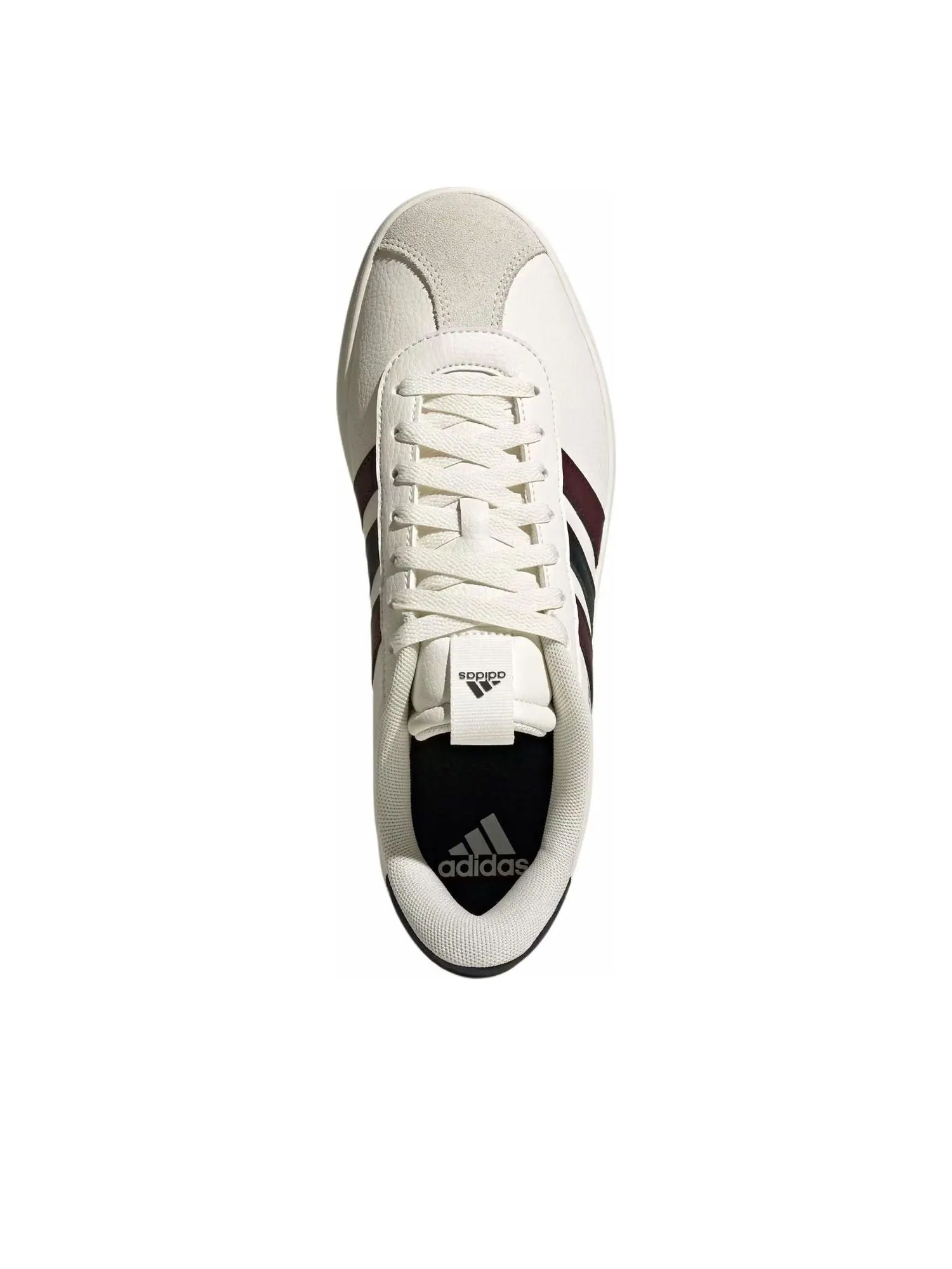 Кроссовки Adidas VL Court 3.0 'Cream Burgundy' — изображение 5 из 6