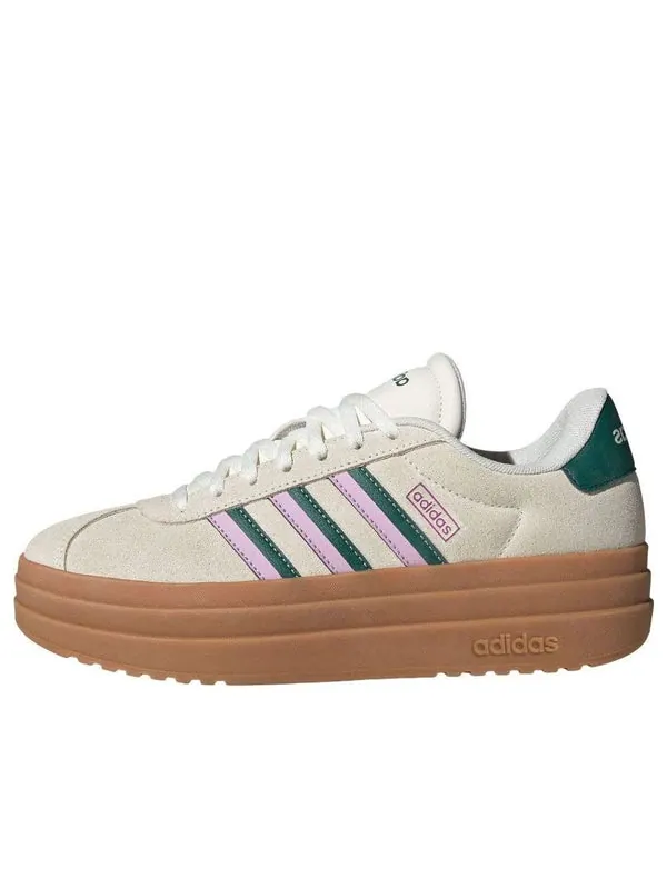 Кроссовки vl court bold Adidas — изображение 1 из 4, бежевый