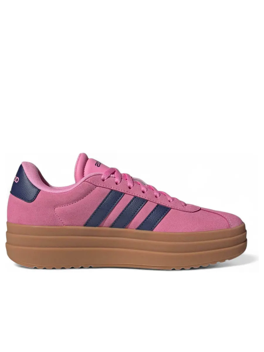 Кроссовки (WMNS) adidas VL Court Bold 'Bliss Pink Dark Blue' — изображение 2 из 6, розовый