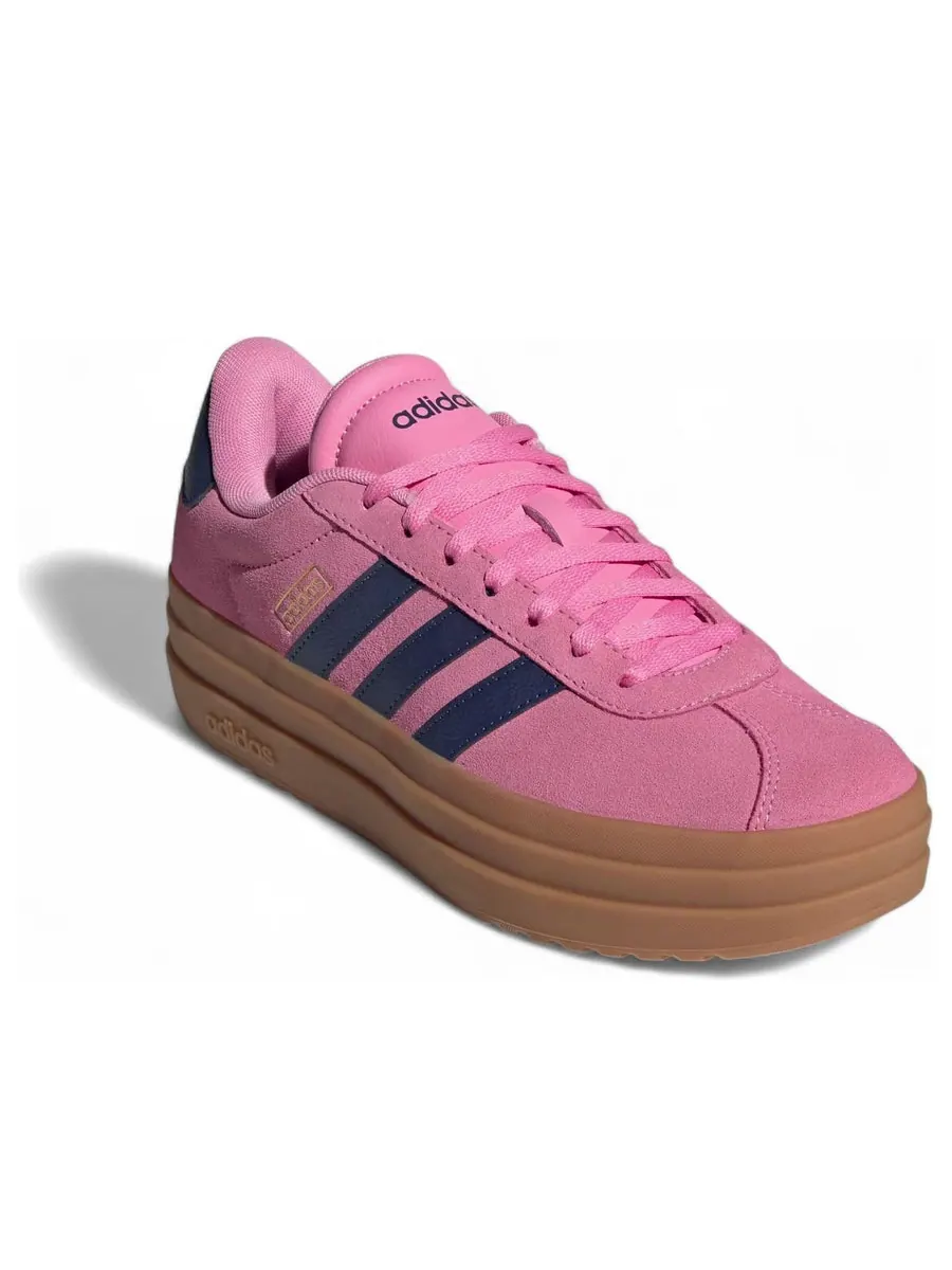 Кроссовки (WMNS) adidas VL Court Bold 'Bliss Pink Dark Blue' — изображение 3 из 6, розовый
