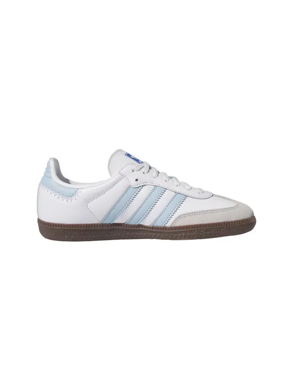 Кроссовки samba og 'cloud white light blue' Adidas — изображение 2 из 4, белый/прозрачный/синий