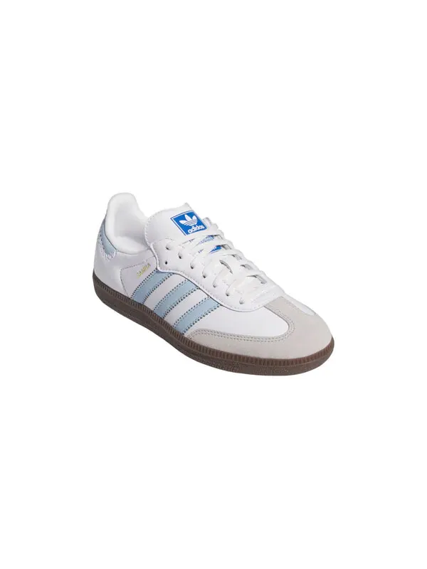 Кроссовки samba og 'cloud white light blue' Adidas — изображение 3 из 4, белый/прозрачный/синий