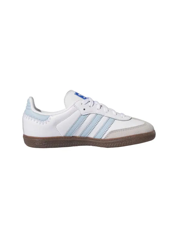 Кроссовки samba og 'cloud white sky blue' Adidas — изображение 2 из 4, белый/прозрачный/синий