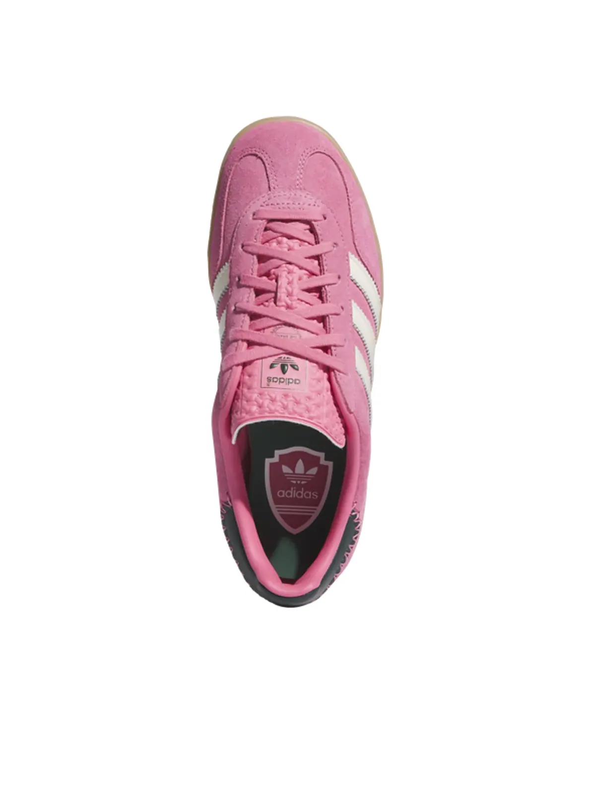 (WMNS) Adidas Gazelle Indoor 'Rose Tone' — изображение 3 из 5, розовый/зеленый/белый