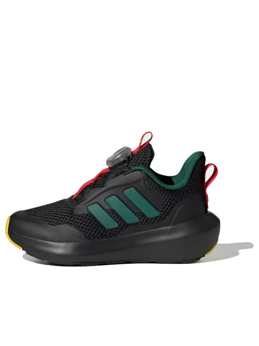 Кроссовки (PS) adidas Fortarun 3.0 Boa 'Black Red' — изображение 1 из 4, черный