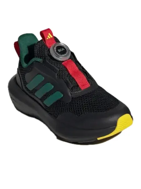 Кроссовки (PS) adidas Fortarun 3.0 Boa 'Black Red' — изображение 2 из 4, черный