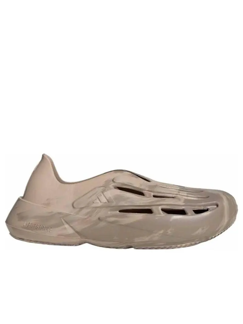 Сандалии adidas Lightblaze MOC 'Crystal White Dash Grey' — изображение 2 из 5, бежевый