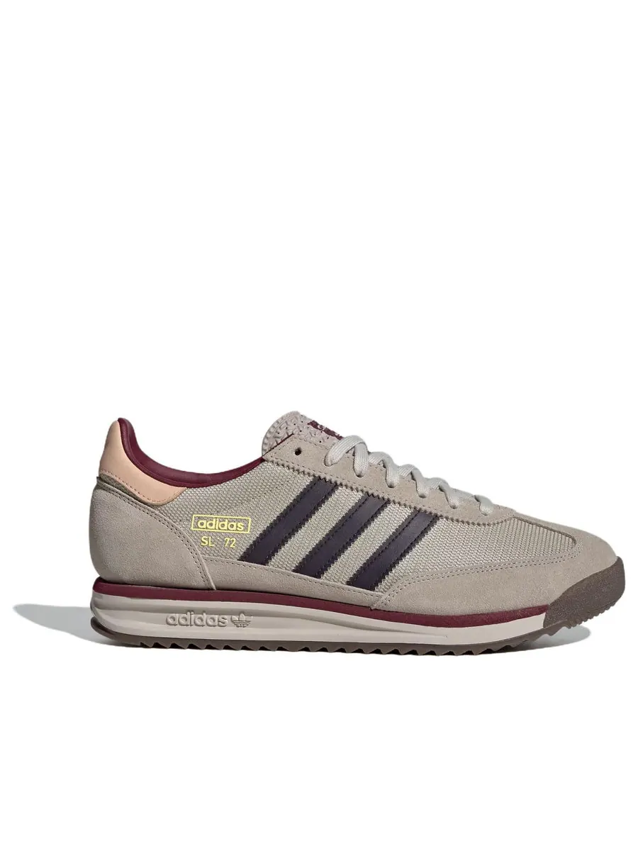 Кроссовки adidas SL 72 RS 'Tan Burgundy' — изображение 2 из 6, бежевый