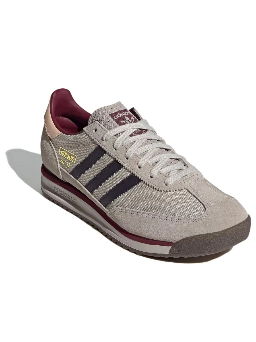 Кроссовки adidas SL 72 RS 'Tan Burgundy' — изображение 3 из 6, бежевый