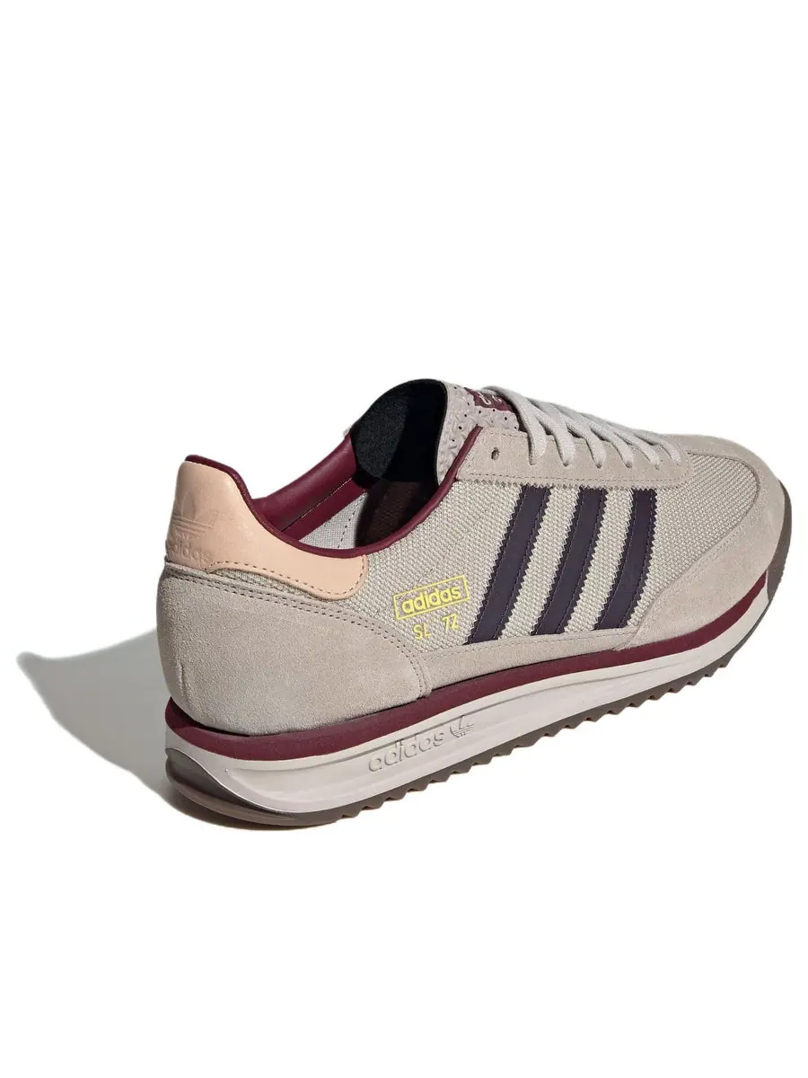 Кроссовки adidas SL 72 RS 'Tan Burgundy' — изображение 4 из 6, бежевый