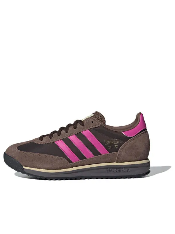 Кроссовки originals sl 72 rs 'dark brown lucid fuchsia' Adidas — изображение 1 из 4, темный коричневый