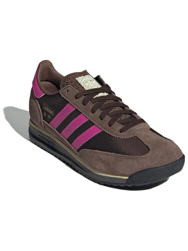 Кроссовки originals sl 72 rs 'dark brown lucid fuchsia' Adidas — изображение 3 из 4, темный коричневый