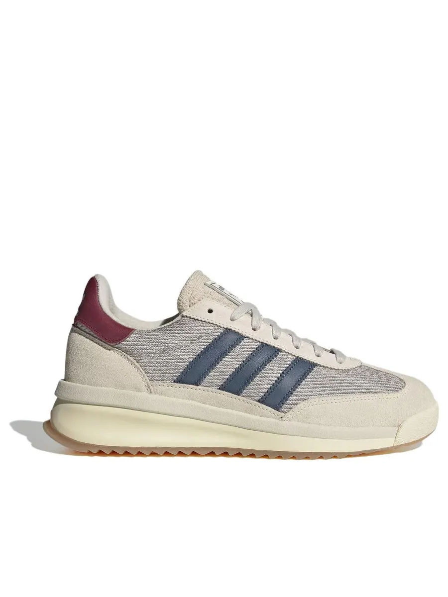 Кроссовки adidas SL 72 RTN 'Cream Tan Blue' — изображение 2 из 5, бежевый
