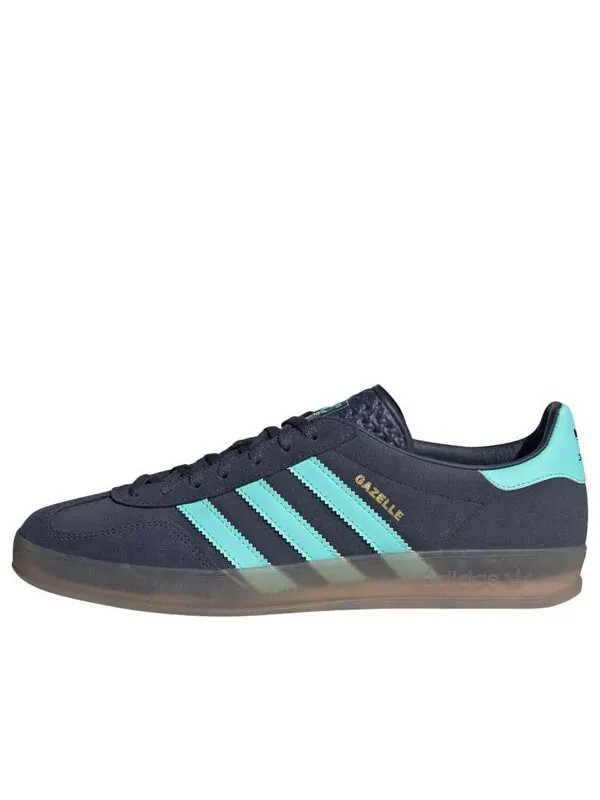 Кроссовки gazelle indoor 'shadow navy legend ink' Adidas — изображение 1 из 4, темно-синий/белый
