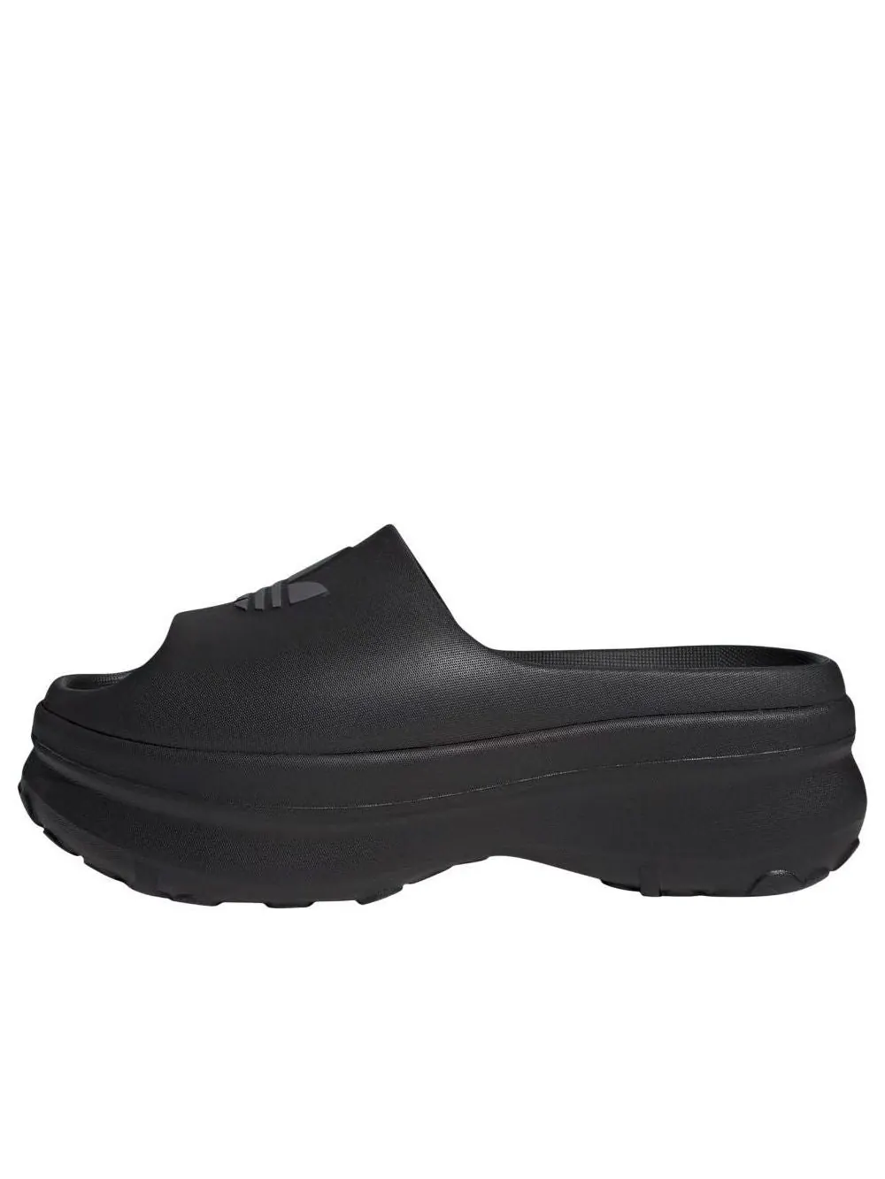Шлепанцы (WMNS) adidas adiFOM Stan Smith Slides 'Core Black Grey Six' — изображение 1 из 6, черный