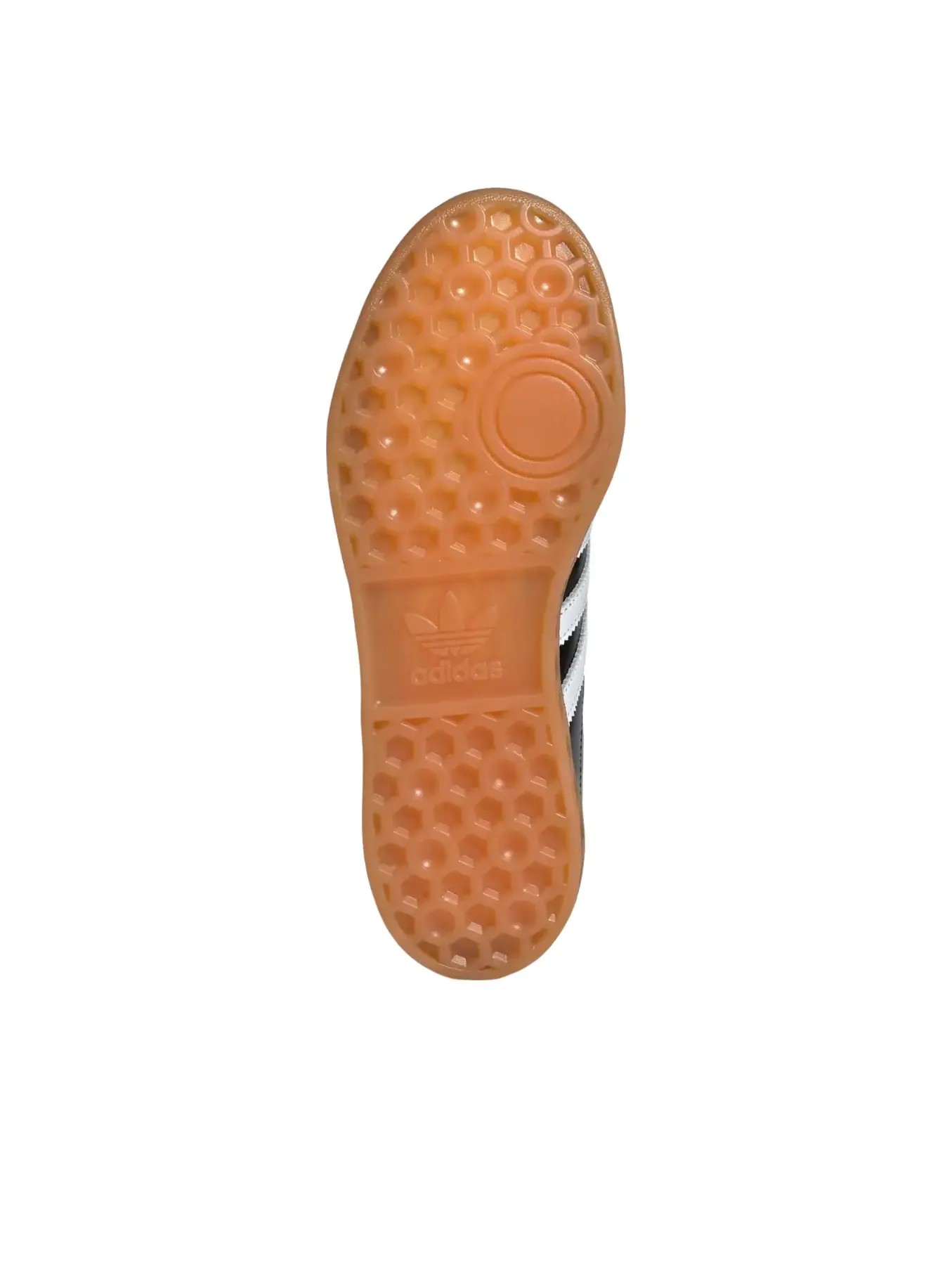 Кроссовки (WMNS) adidas Hamburg 'Black White Gum' — изображение 5 из 6, черный