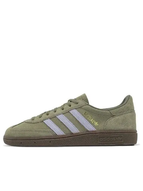 (WMNS) Adidas Handball Spezial 'Focus Olive' — изображение 1 из 6, оливковый/фиолетовый