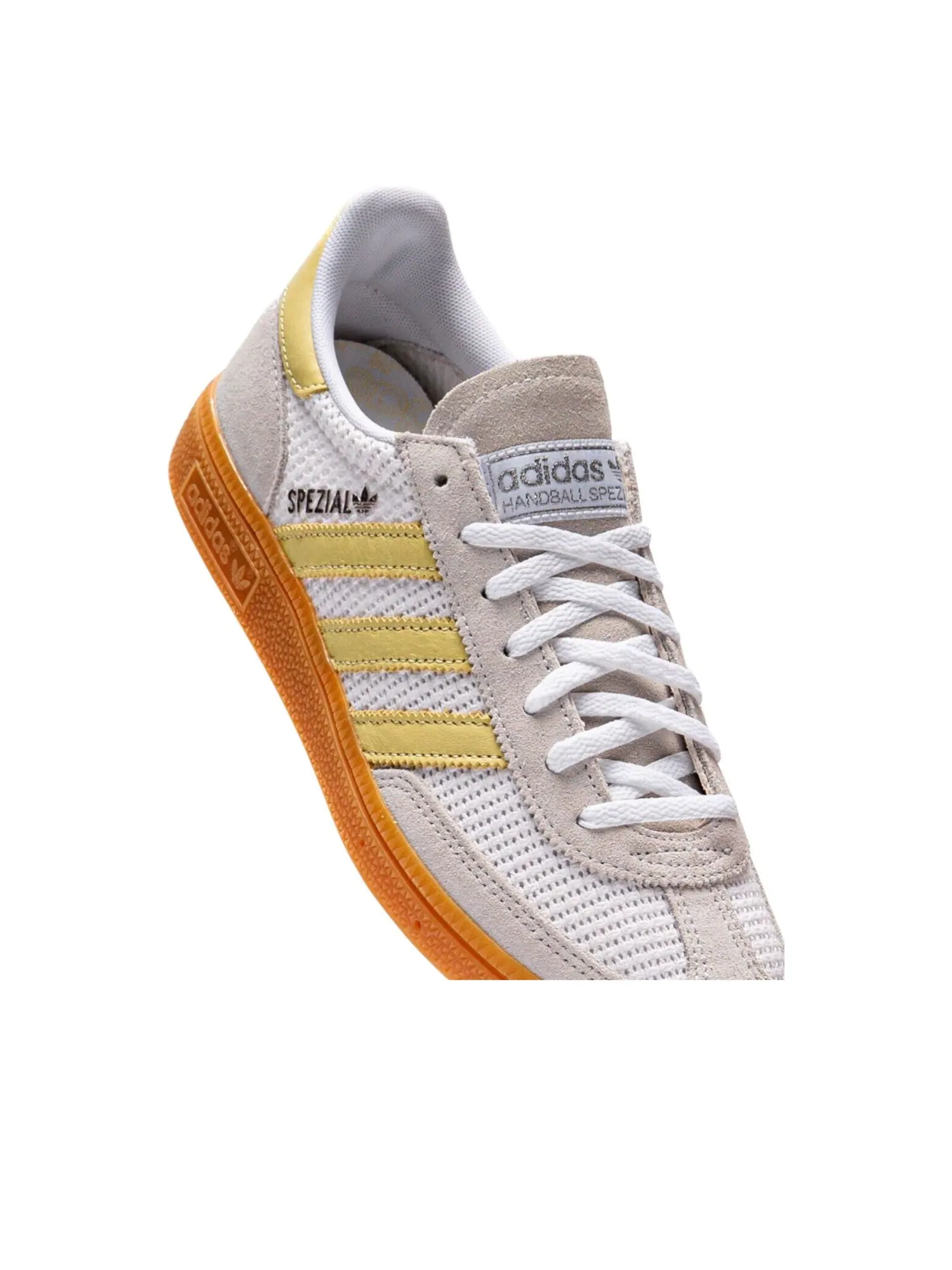 Кроссовки (WMNS) adidas Handball Spezial 'Powder Yellow' — изображение 4 из 5, желтый