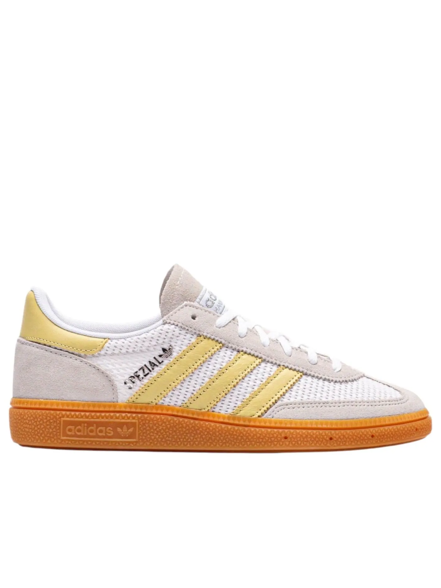 Кроссовки (WMNS) adidas Handball Spezial 'Powder Yellow' — изображение 5 из 5, желтый