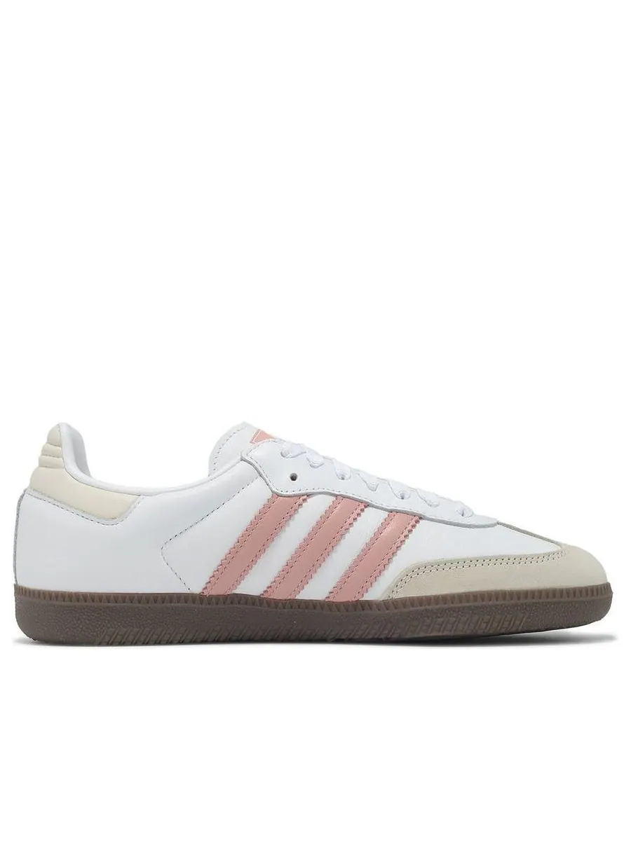 Кроссовки (WMNS) adidas Samba OG 'White Wonder Mauve' — изображение 2 из 5, белый