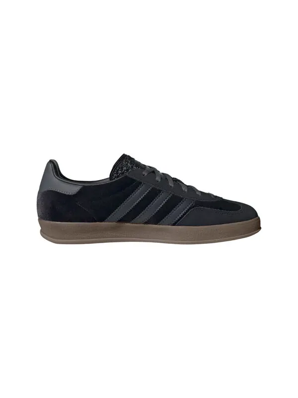 Кроссовки gazelle indoor 'black velvet' Adidas — изображение 2 из 4, черный//серый