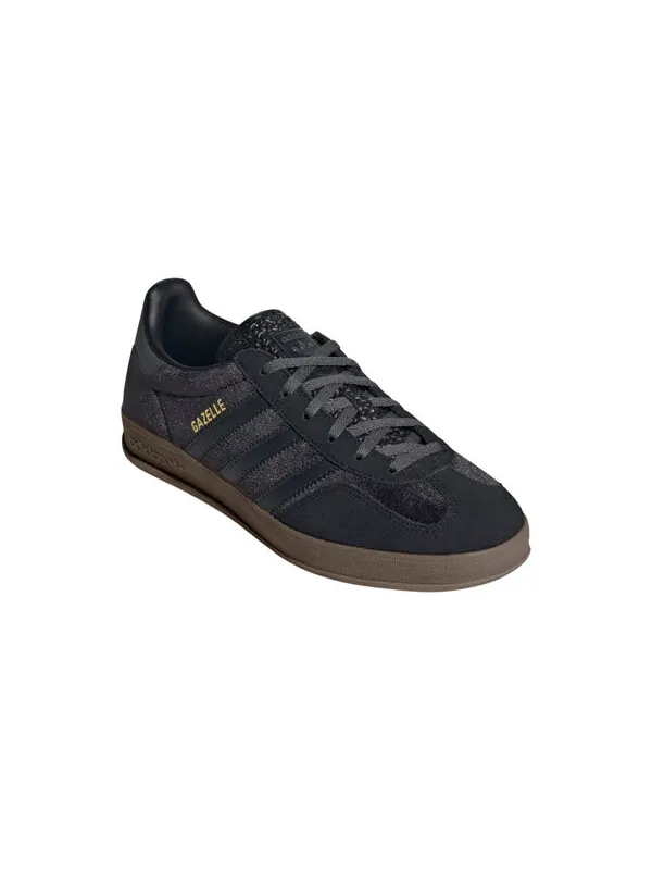 Кроссовки gazelle indoor 'black velvet' Adidas — изображение 3 из 4, черный//серый