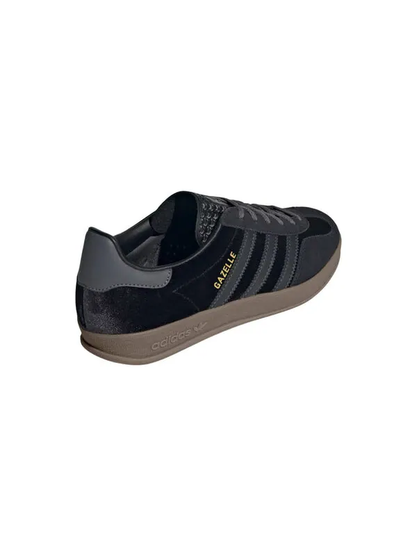 Кроссовки gazelle indoor 'black velvet' Adidas — изображение 4 из 4, черный//серый