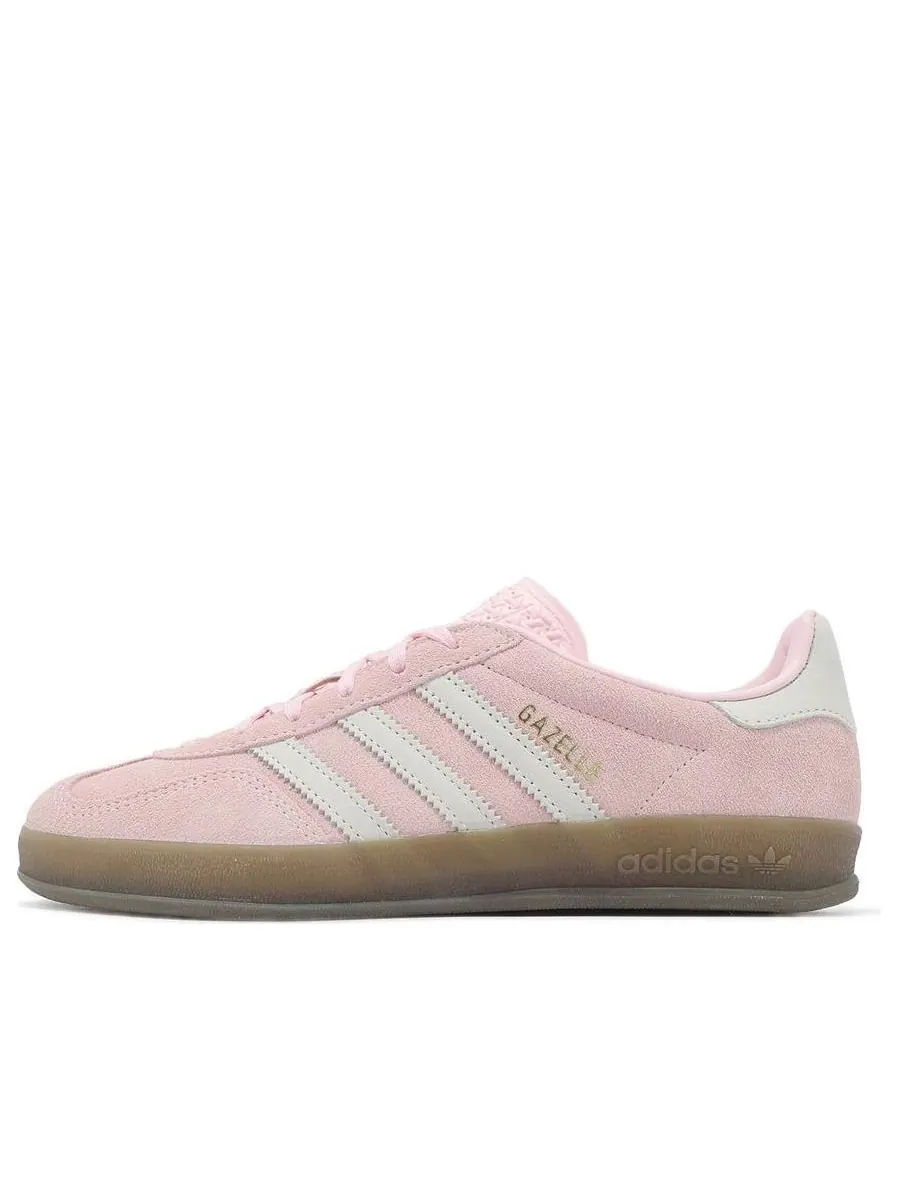 Кроссовки (WMNS) adidas Gazelle Indoor 'Pink White' — изображение 1 из 5, розовый
