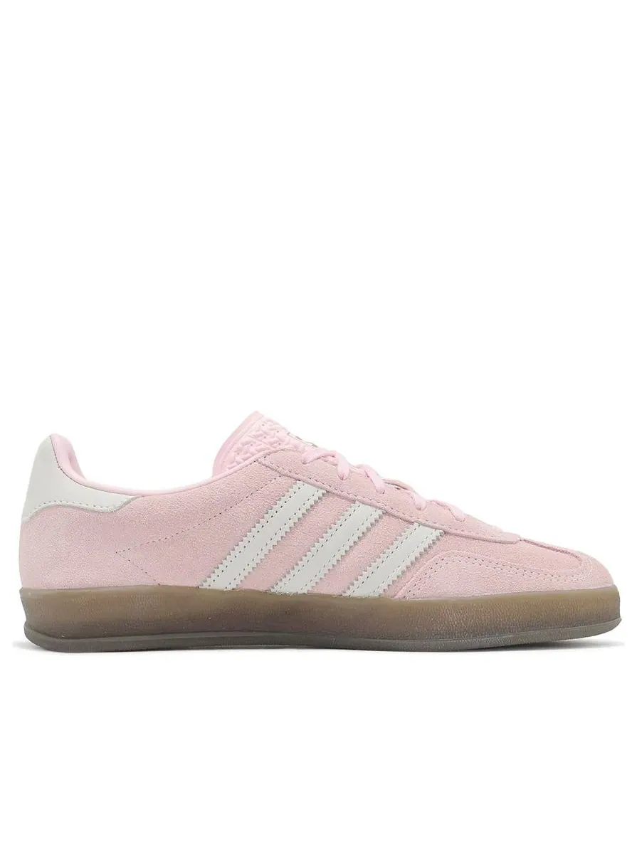 Кроссовки (WMNS) adidas Gazelle Indoor 'Pink White' — изображение 2 из 5, розовый
