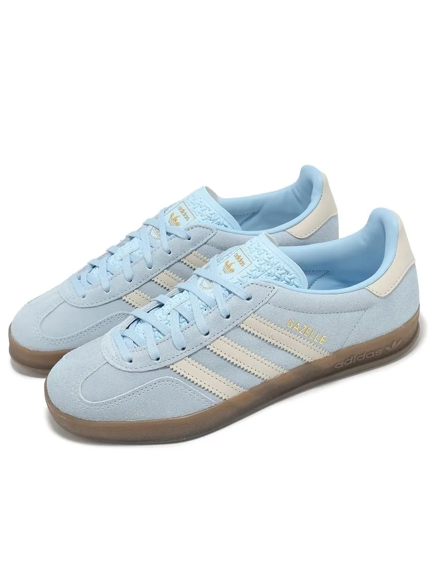 Кроссовки (WMNS) adidas Gazelle Indoor 'Light Blue' — изображение 3 из 5, синий