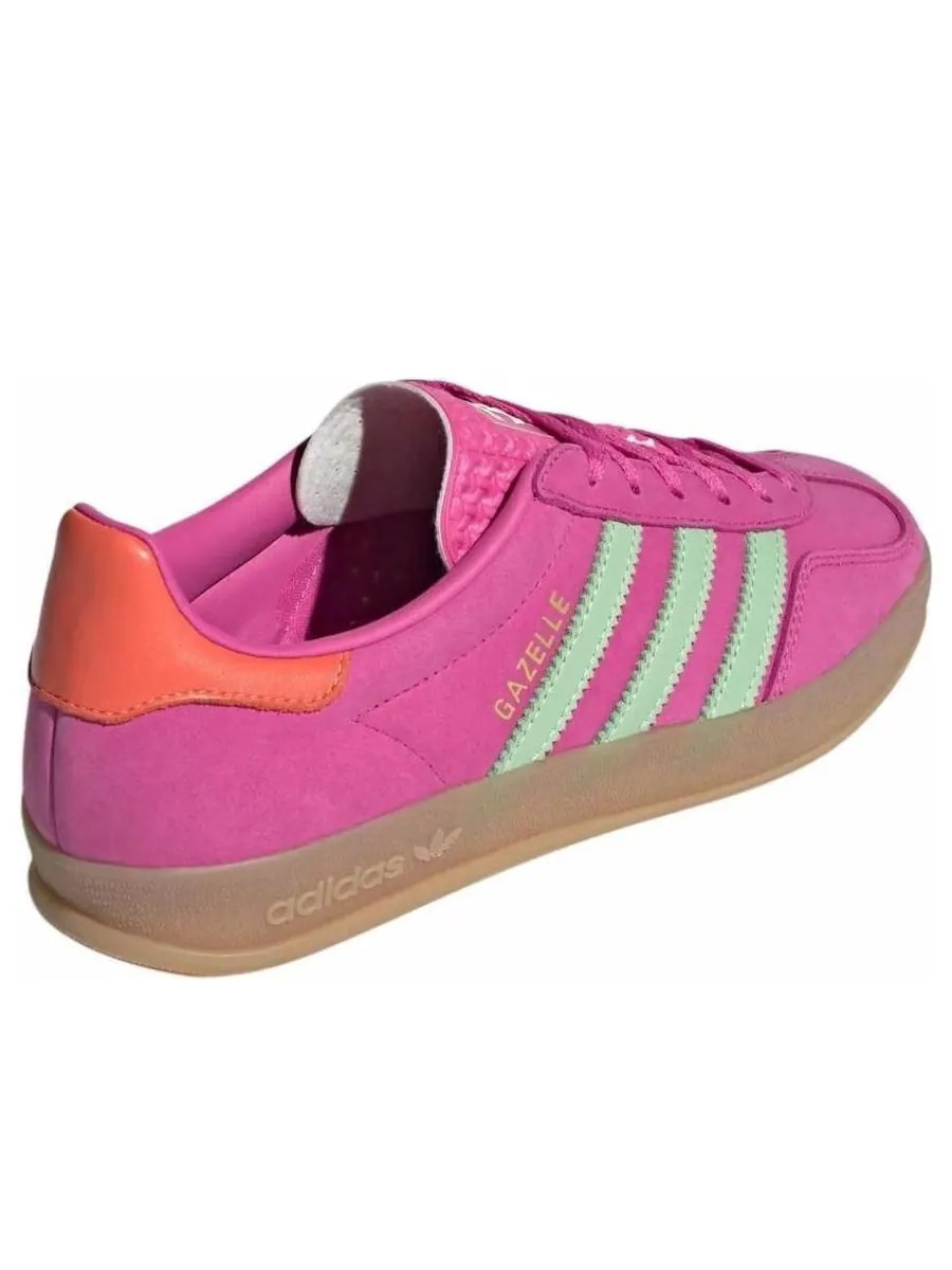 Кроссовки adidas Gazelle Indoor 'Semi Lucid Fuchsia Green' — изображение 4 из 6, розовый