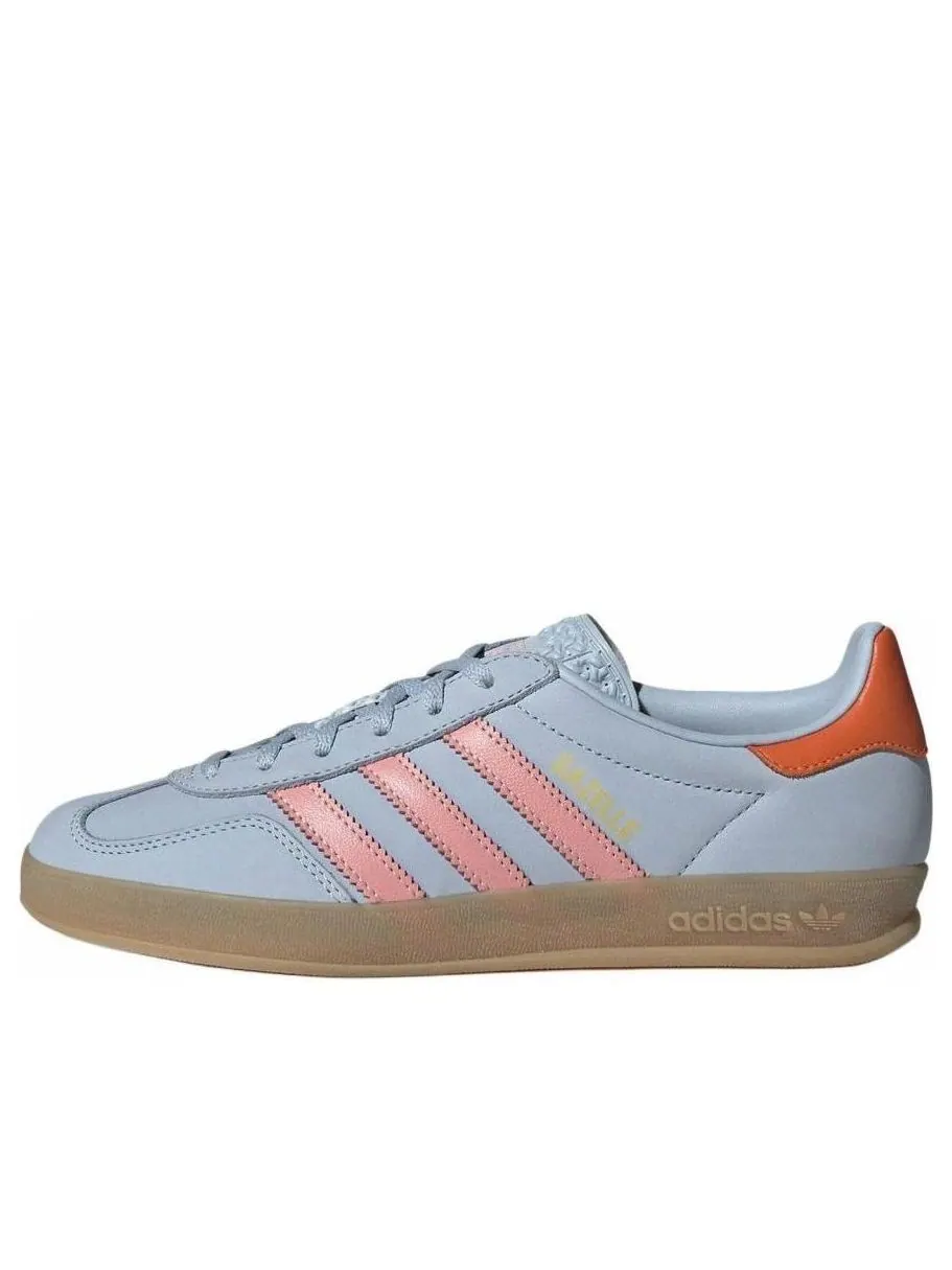 Кроссовки (WMNS) adidas Gazelle Indoor 'Wonder Blue Solar Orange' — изображение 1 из 5, синий