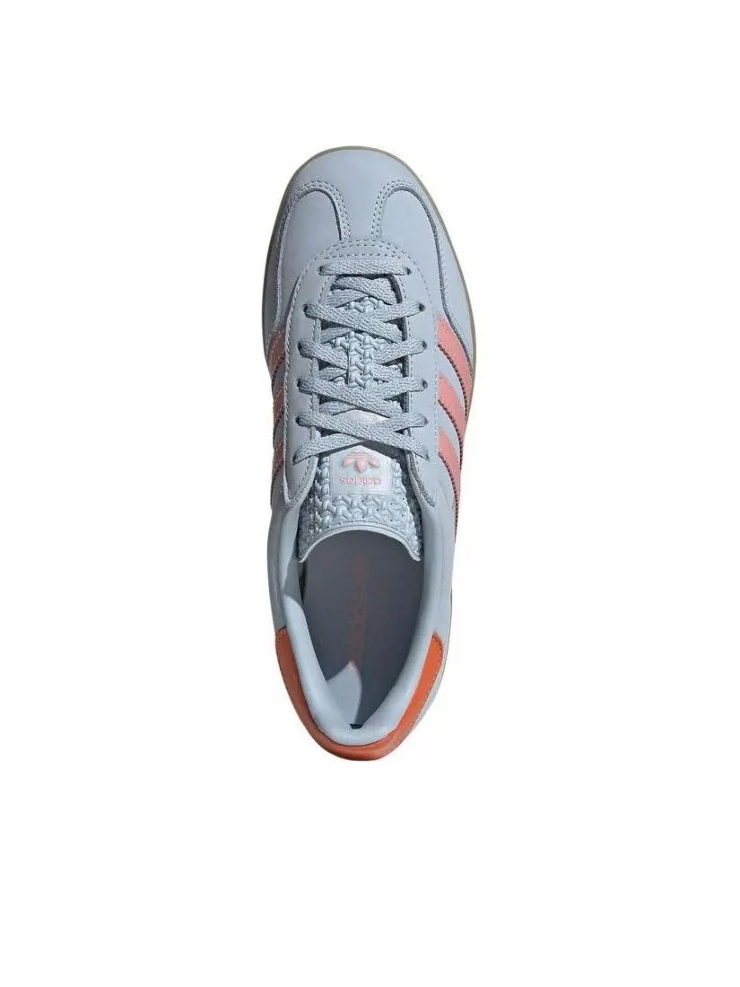Кроссовки (WMNS) adidas Gazelle Indoor 'Wonder Blue Solar Orange' — изображение 5 из 5, синий